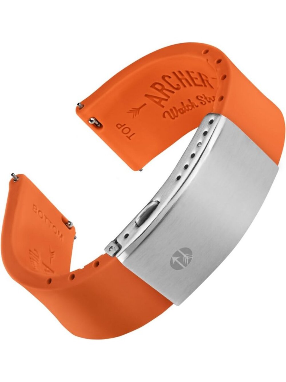Custom Fit Silicone Watch Strap - Quick Release, Durable & Comfortable Design